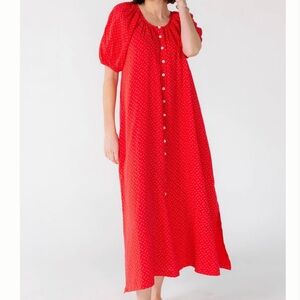 Things Between Red Floral Midi Dress